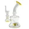Champ Pipe - Bong En Verre - 16cm Jaune