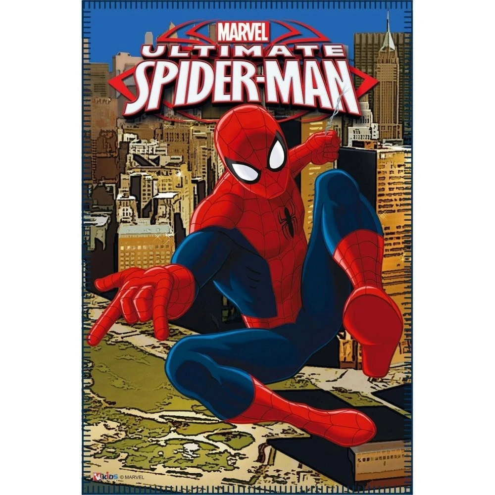 Plaid - Couverture Polaire Spiderman 100 X 150 Cm 1 Plaid - Couverture Polaire Spiderman 100 X 150 Cm