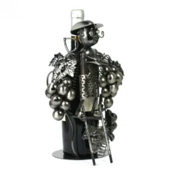 Porte Bouteille Vigneron Sur échelle