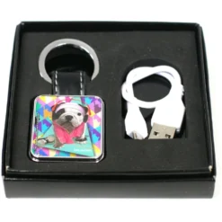 Champ Porte Clef / Briquet USB - Aerobic