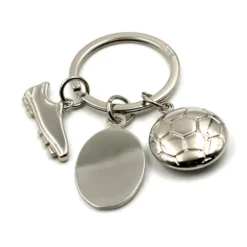 Porte Clés Métal Prenium – Ballon Et Chaussure De Foot