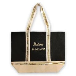 Sac Sequin Noir - Madame En Vacances