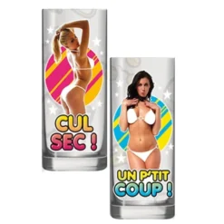 Set 6 Verres Cul Sec - Femme