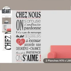 Stickers Géant - Chez Nous...