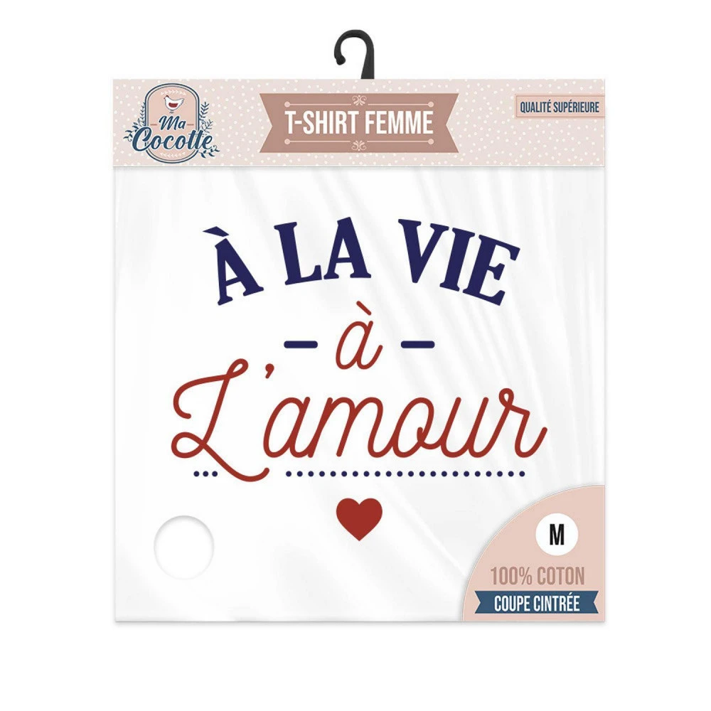 T-Shirt À La Vie à L'Amour - Taille M 3 T-Shirt À La Vie à L'Amour - Taille M – Image 3