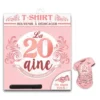 T-shirt à Signer Joyeux Anniversaire 20 Ans - Femme