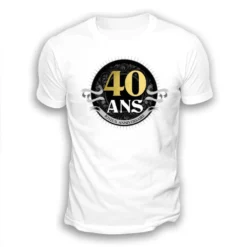 T-shirt à Signer Joyeux Anniversaire 40 Ans - Homme
