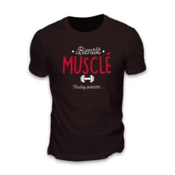 T-shirt Bientôt Musclé, Veuillez Patienter - Taille M