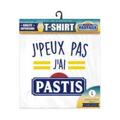 T-shirt - J'peux Pas J'ai Pastis - Taille L -Truc Chic Soldes Magasin t shirt j peux pas j ai pastis taille l 2