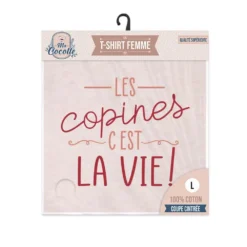 T-Shirt Les Copines C'est La Vie - Taille L -Truc Chic Soldes Magasin t shirt les copines c est la vie taille l 2