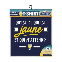 T-shirt - Qu'est-ce Qui Est Jaune Et Qui M'attend ? - Taille XL -Truc Chic Soldes Magasin t shirt qu est ce qui est jaune et qui m attend taille xl 2