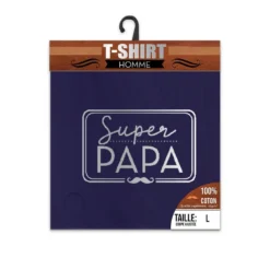 T-shirt - Super Papa - Taille L -Truc Chic Soldes Magasin t shirt super papa taille l 2