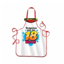 Tablier De Cuisine Avec Stylo - On Signe Tous Pour Féter Mes 18 Ans !
