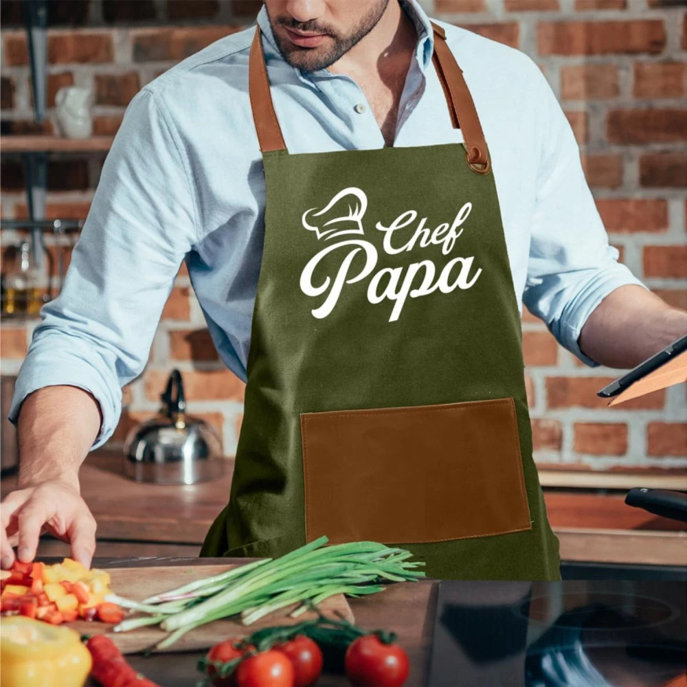 Tablier De Cuisine "Chef Papa" 2 Tablier De Cuisine "Chef Papa" – Image 2