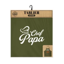 Tablier De Cuisine "Chef Papa" 5 Tablier De Cuisine "Chef Papa" -Truc Chic Soldes Magasin tablier petits plats de maman 2