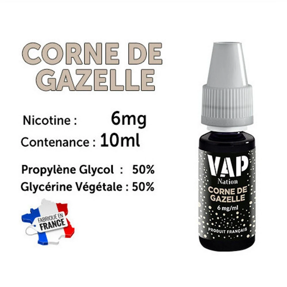 Vap Nation Lot De 5 Liquides - Corne De Gazelle 16 Mg 1 Vap Nation Lot De 5 Liquides - Corne De Gazelle 16 Mg
