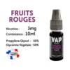 Vap Nation Lot De 5 Liquides - Fruits Rouges 3 Mg