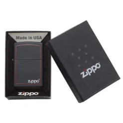 Zippo 218ZB Matte Black Red 60001437 5 Zippo 218ZB Matte Black Red 60001437 -Truc Chic Soldes Magasin zippo 218zb matte black red 60001437 2