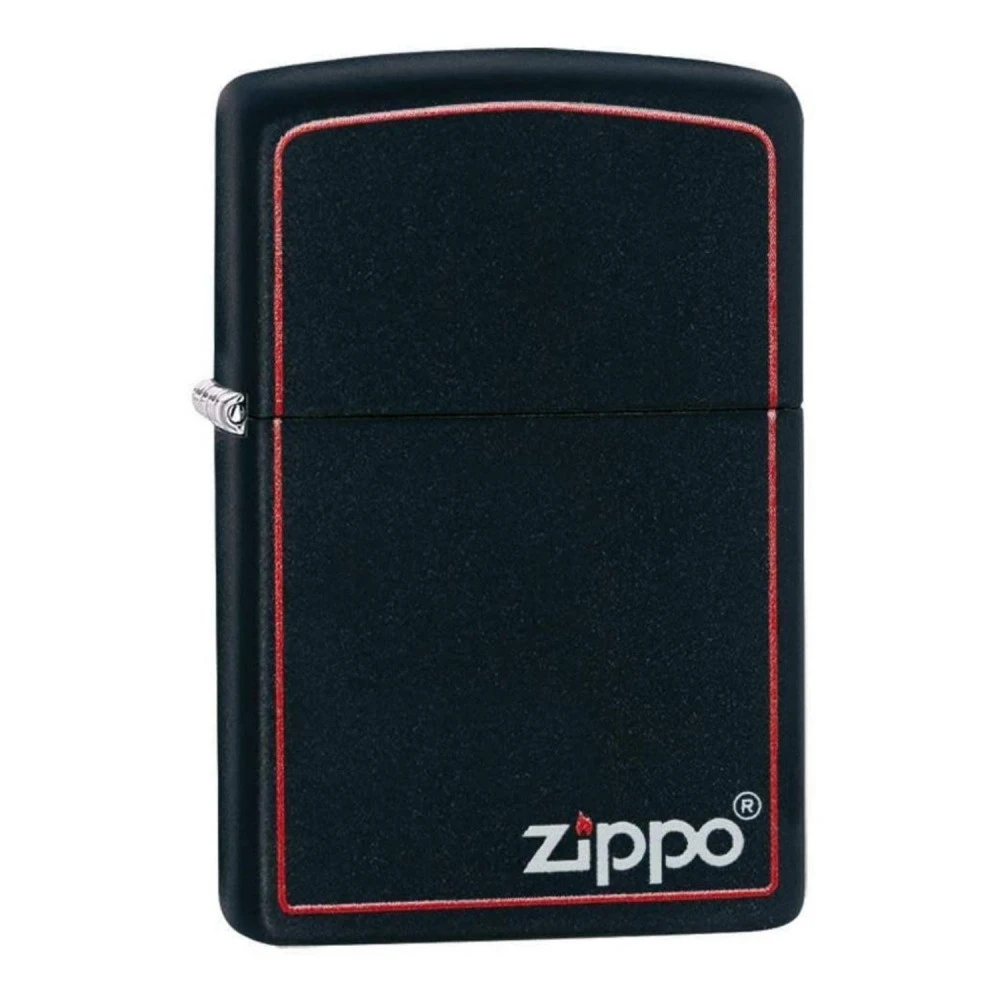 Zippo 218ZB Matte Black Red 60001437 1 Zippo 218ZB Matte Black Red 60001437