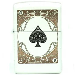 Zippo Blanc - As De Pique -Truc Chic Soldes Magasin zippo blanc as de pique 3