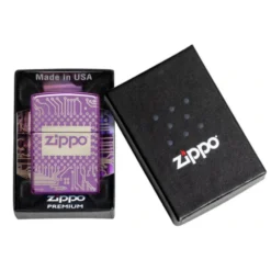 Zippo Design Circuit Board Violet 60005277 -Truc Chic Soldes Magasin zippo design circuit board violet 60005277 2