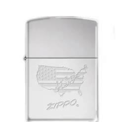 Zippo US MAP FLAG